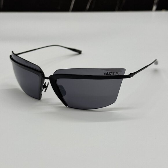 NEW VALENTINO SUNGLASSES WOMEN BLACK EYEWEAR VALENTINO V-LURE VLS-130A main image 5
